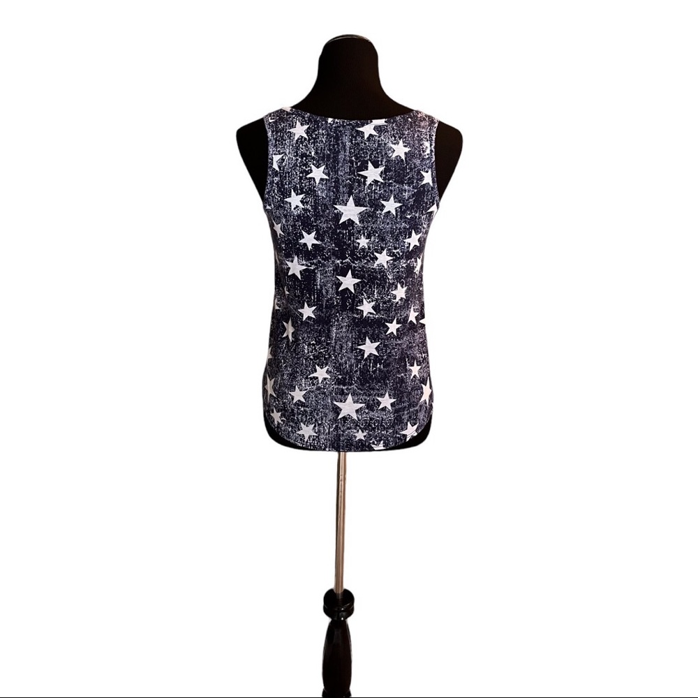 Rebellious Star Crop Tank Top Size Small - Picture 4 of 10